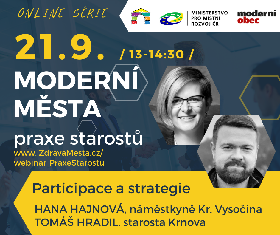 Moderní města - inzerce vysílání 21. 9.