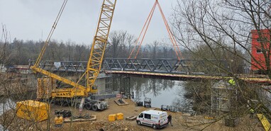 Instalace nové lávky 3/2025