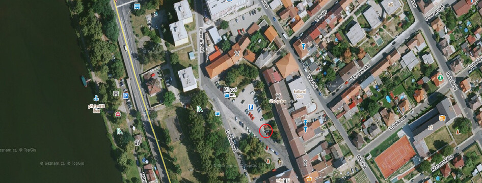 zobrazení v mapě