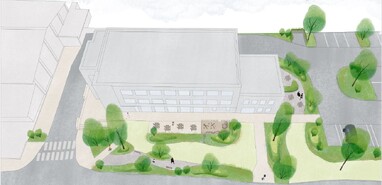 Studie Zeleň u KC Bystřice